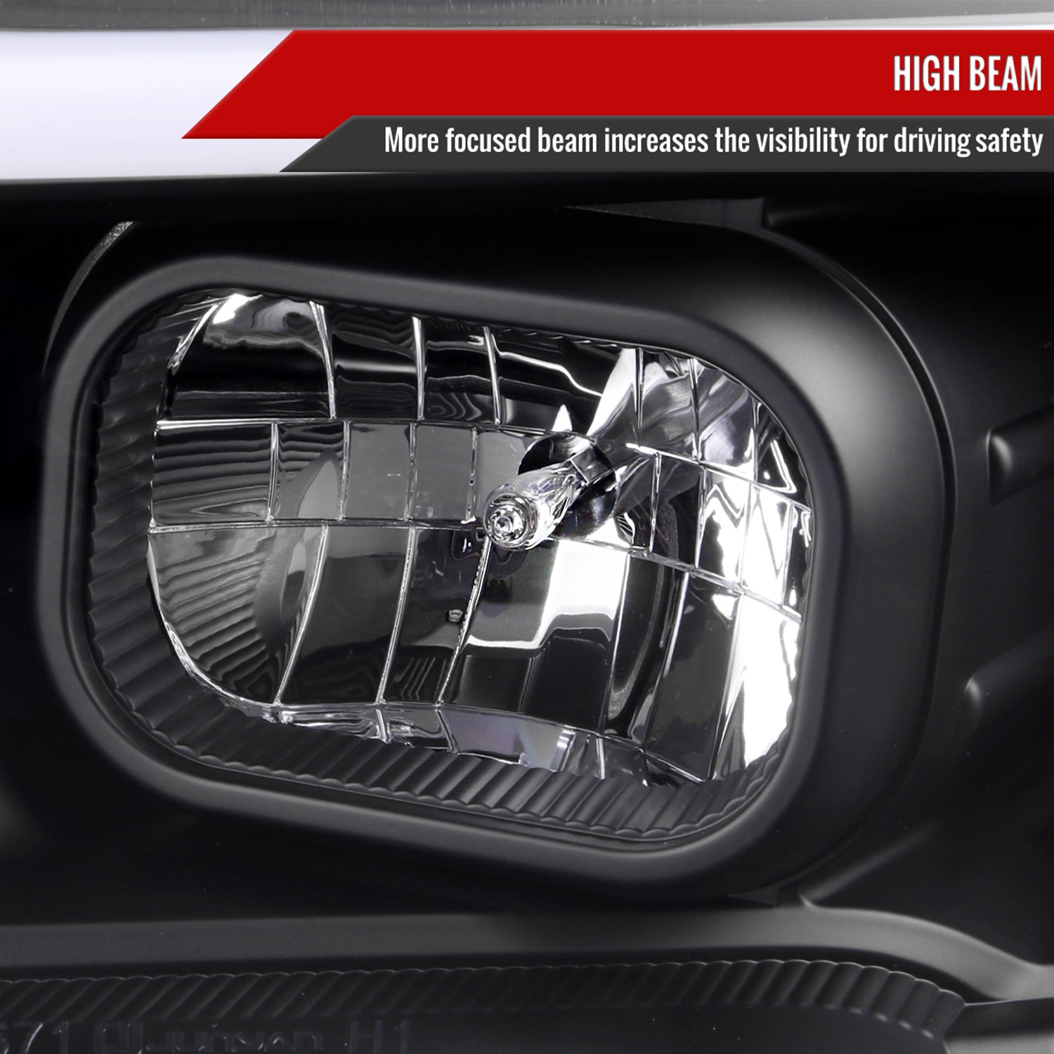 2016-2023 Toyota Tacoma Switchback LED C-Bar Projector Headlights Matt Black