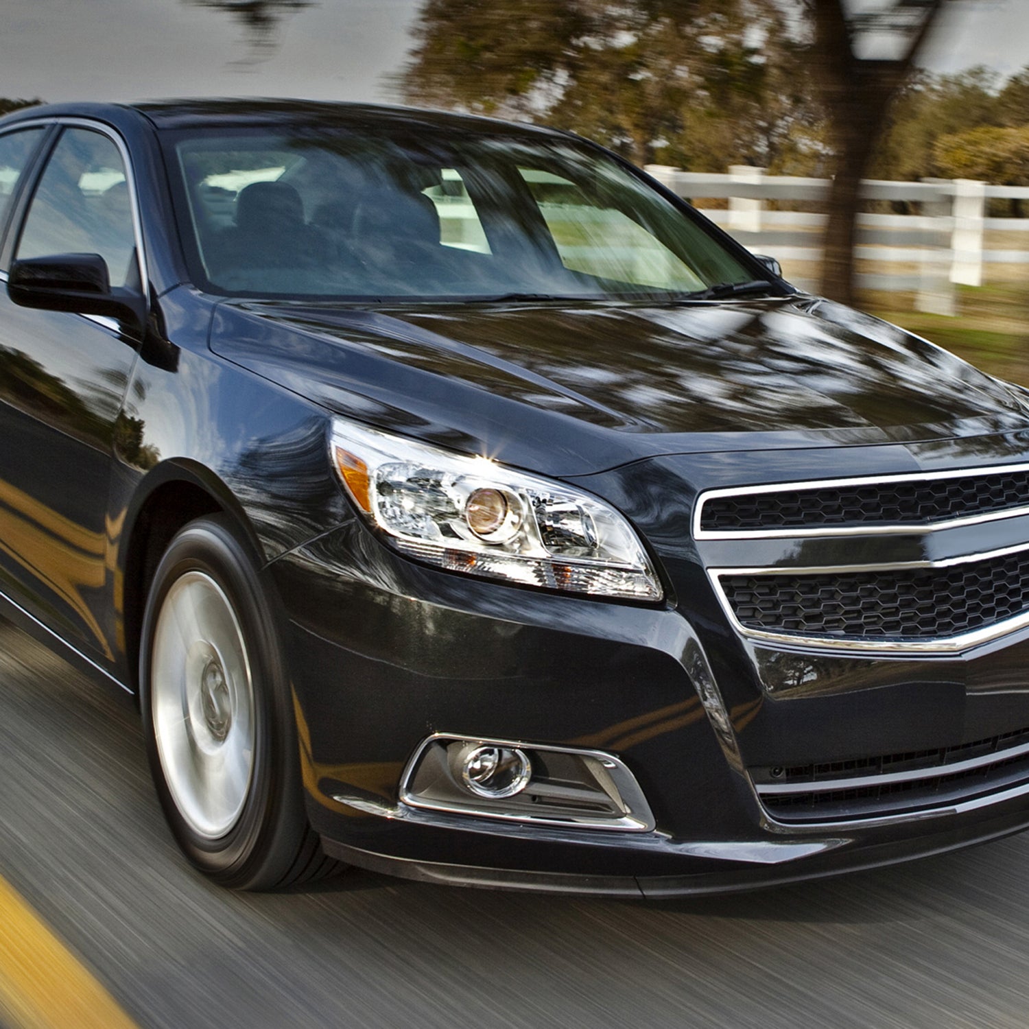 2013-2015 Chevy Malibu / Malibu Limited Projector Headlights Reflectors Chrome