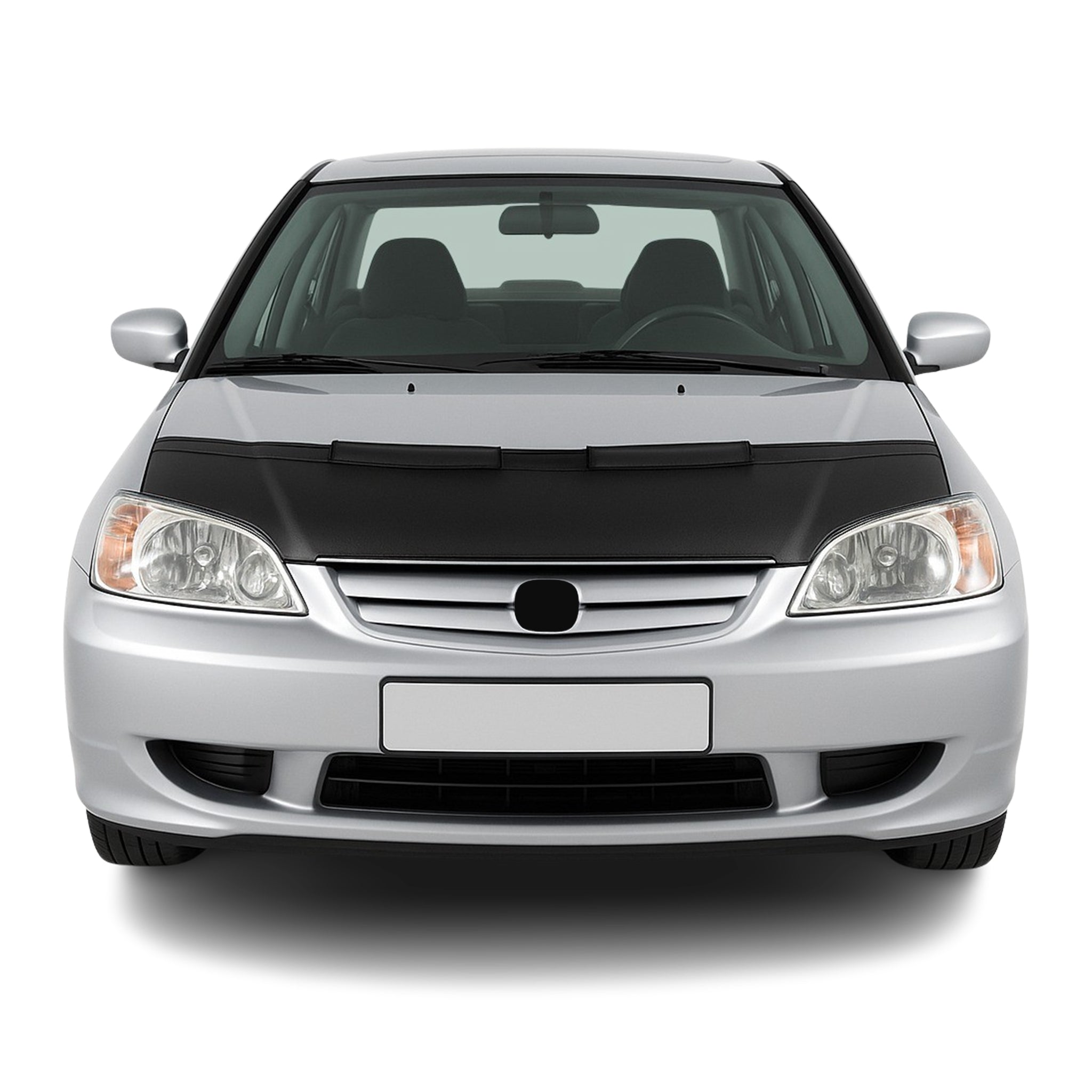 2001-2005 Honda Civic Car Bonnet Mask Hood Bra Black 1 Pc