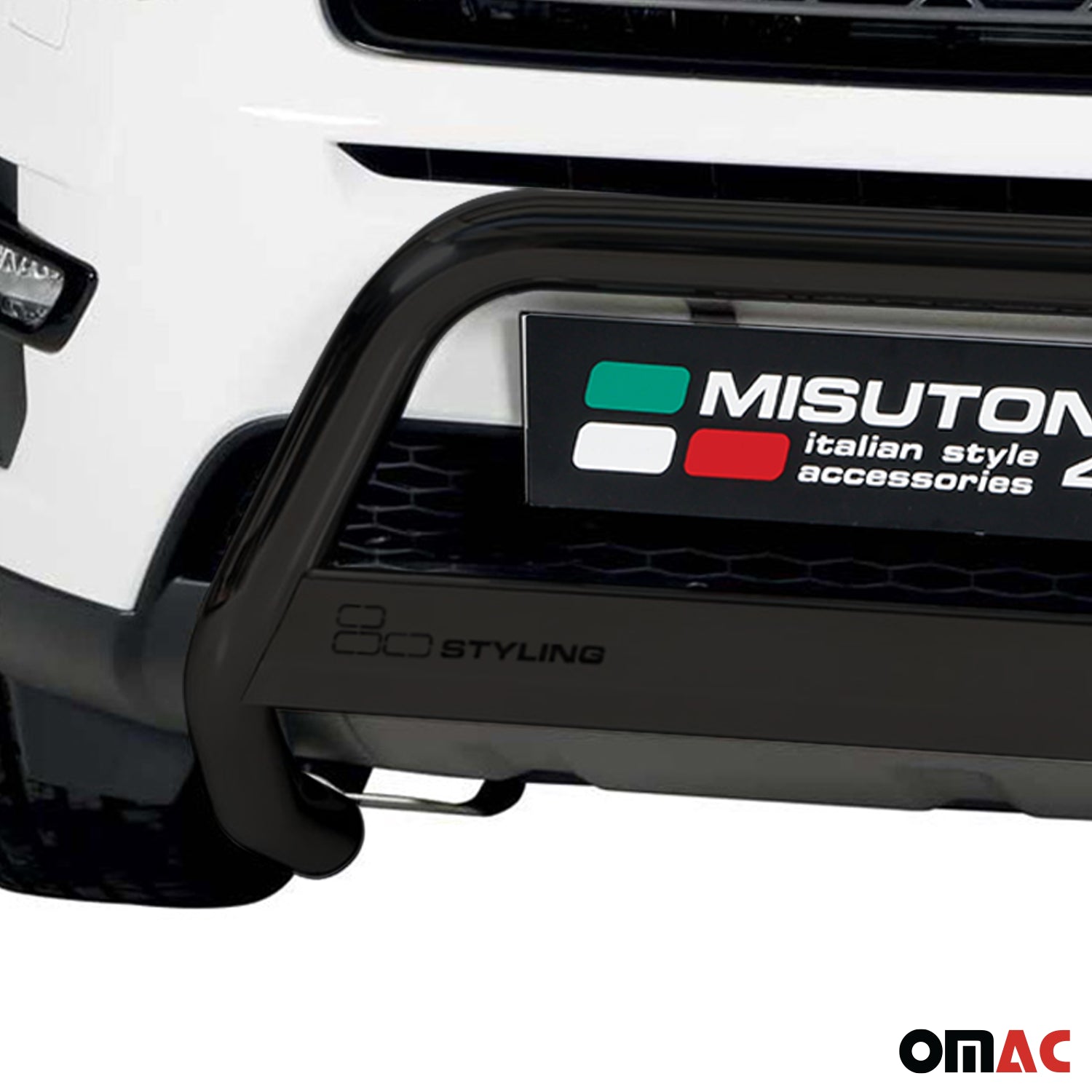 2014-2018 Land Rover Discovery Sport Bull Bar Push Bumper Black