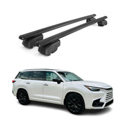 2024-2025 Lexus TX Roof Rack Cross Bars Luggage Carrier Alu Black 2x