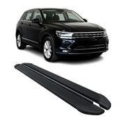 Running Boards Side Step Nerf Bars for Volkswagen Tiguan 2018-2024 Black 2 Pcs