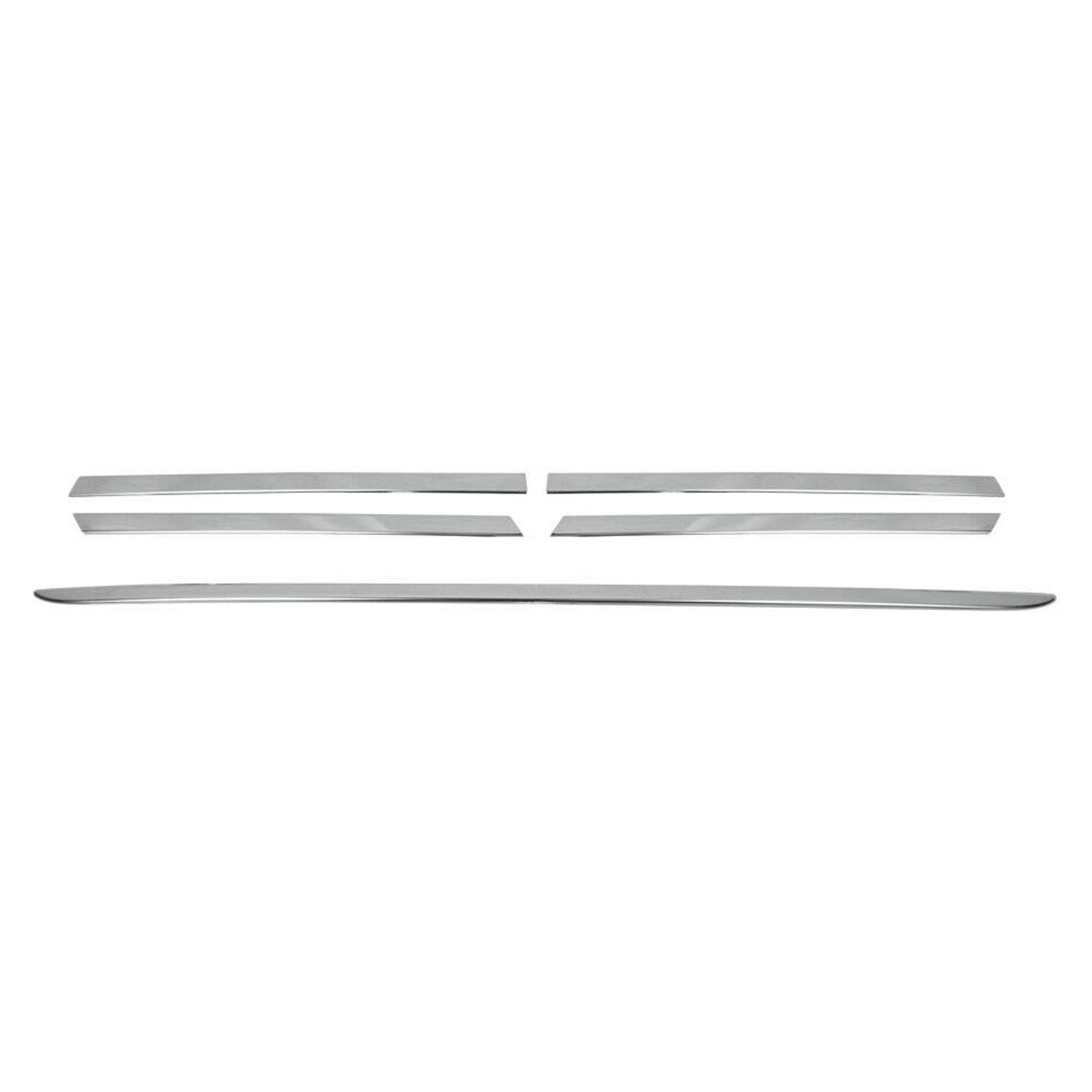 2003-2006 Dodge Sprinter Front Bumper Grill Trim Molding Stainless Steel Silver 5 Pcs