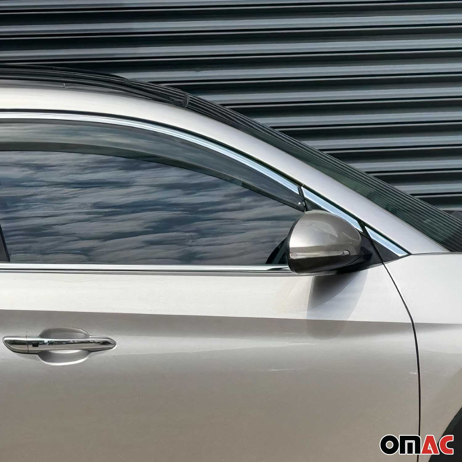 2016-2021 Hyundai Tucson Window Molding Trim Streamer Stainless Steel Dark 14 Pcs