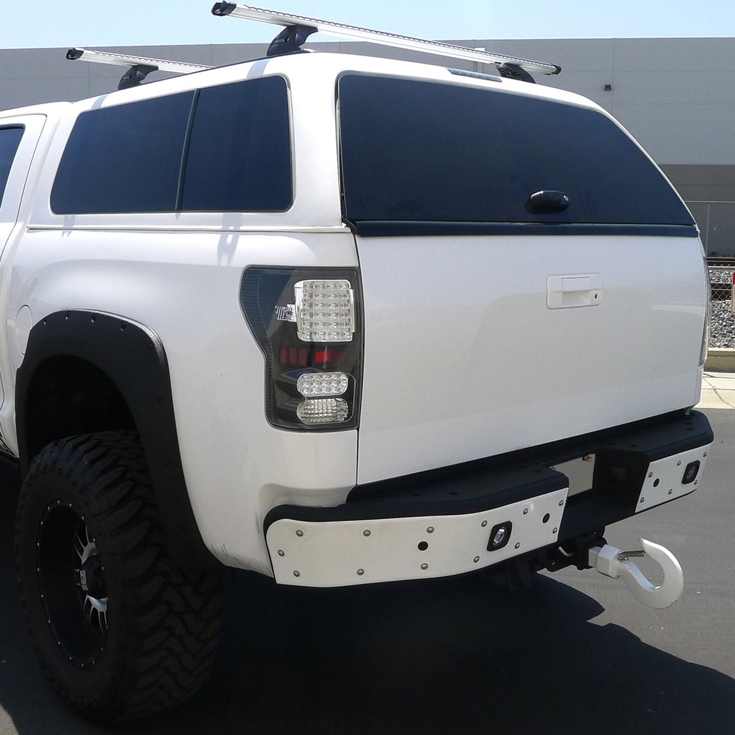 2007-2013 Toyota Tundra LED Tail Lights Matte Black Housing/Clear Lens