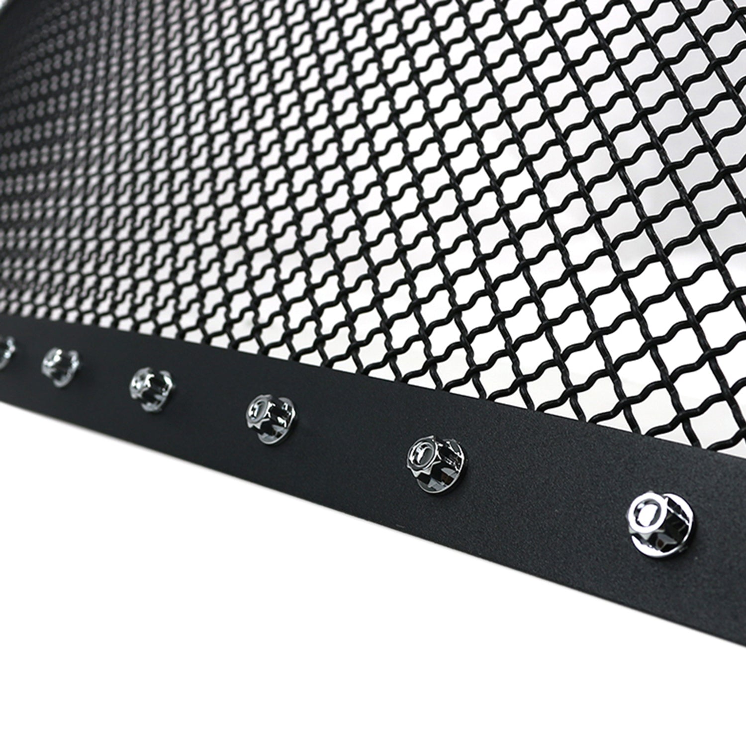 1999-2006 GMC Sierra/Yukon/Yukon XL Rivet Style Black Steel Mesh Grille Insert