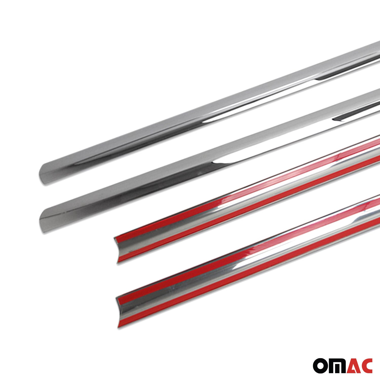 2010-2013 Ford Transit Connect L2 Long Side Door Molding Trim Stainless Steel Silver