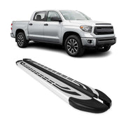 2007-2021 Toyota Tundra CrewMax Cab Nerf Bar Side Step Running Boards Alu 2x