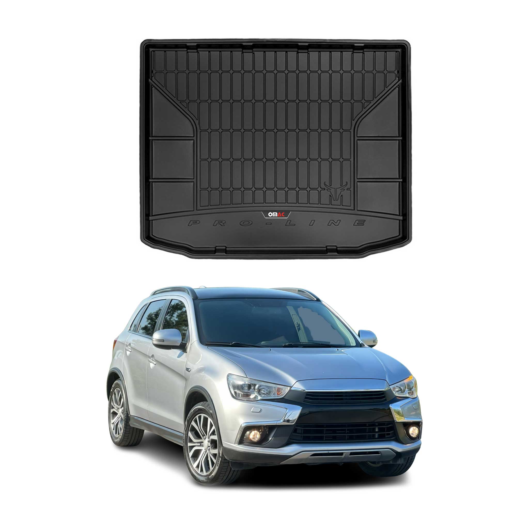 2011-2024 Mitsubishi Outlander Sport Premium Cargo Liner Trunk Mat All Weather Heavy Duty