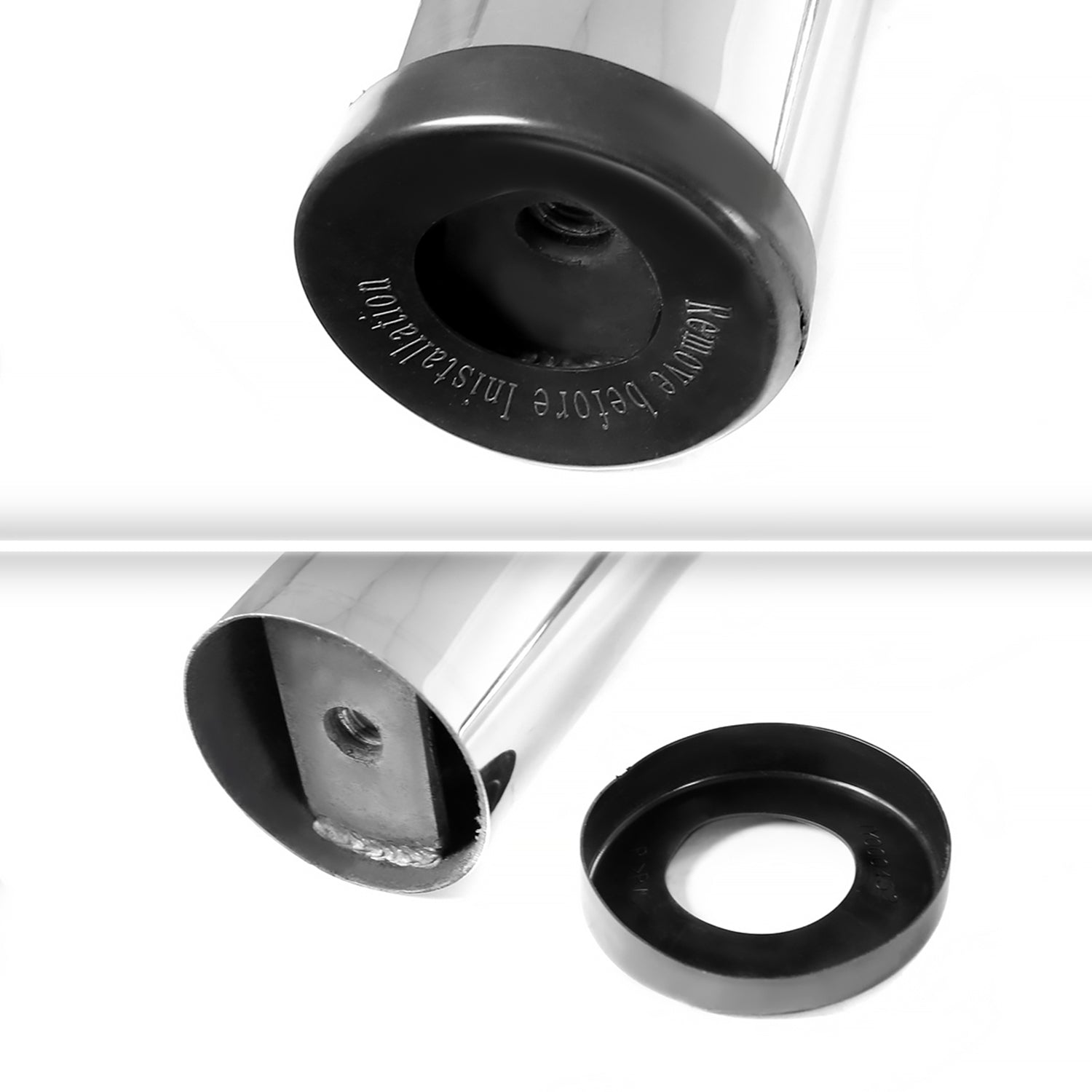 2019-2021 Chevy Silverado/GMC Sierra Crew Cab 3" Steel Side Step Nerf Bars