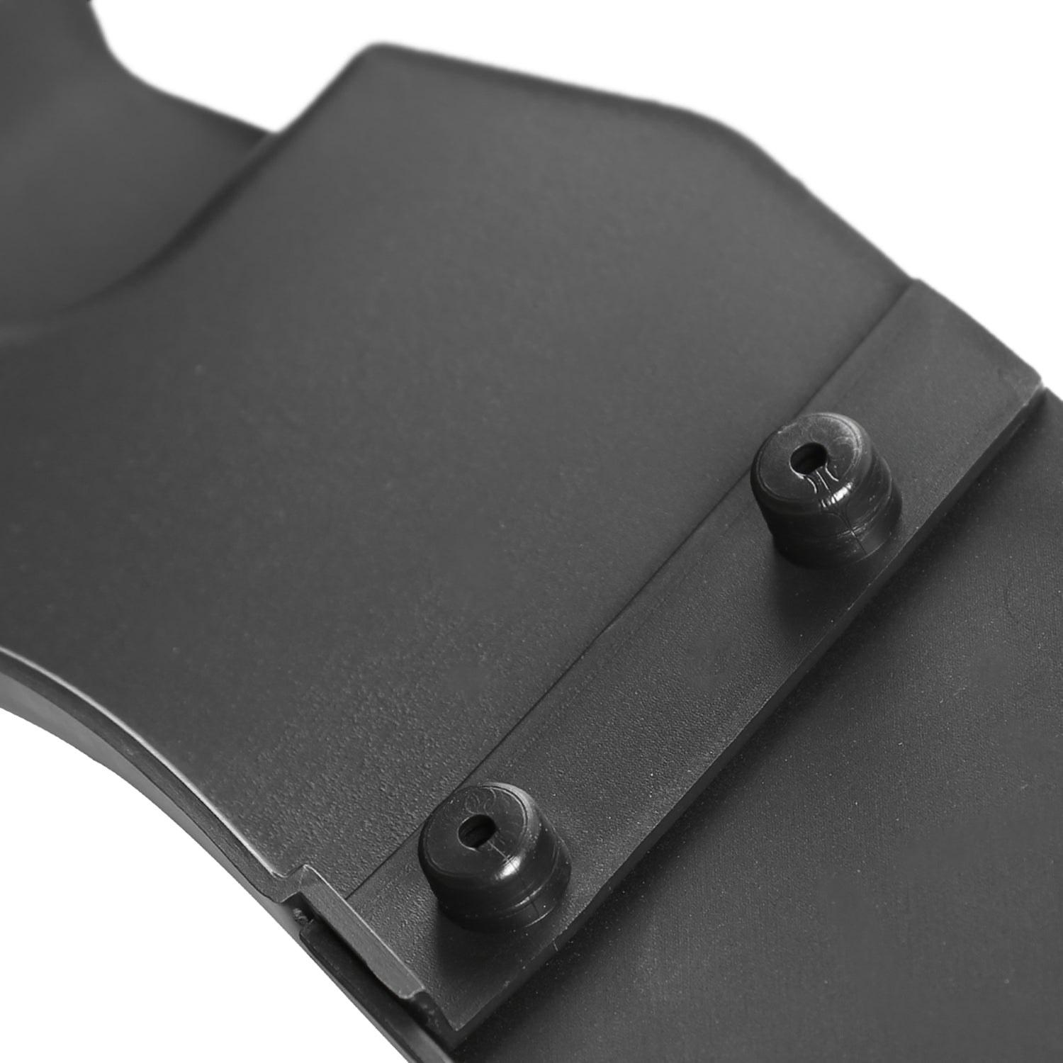 2014-2018 Infiniti Q50 Sport Matte Black Polypropylene 3Pcs Bumper Lip