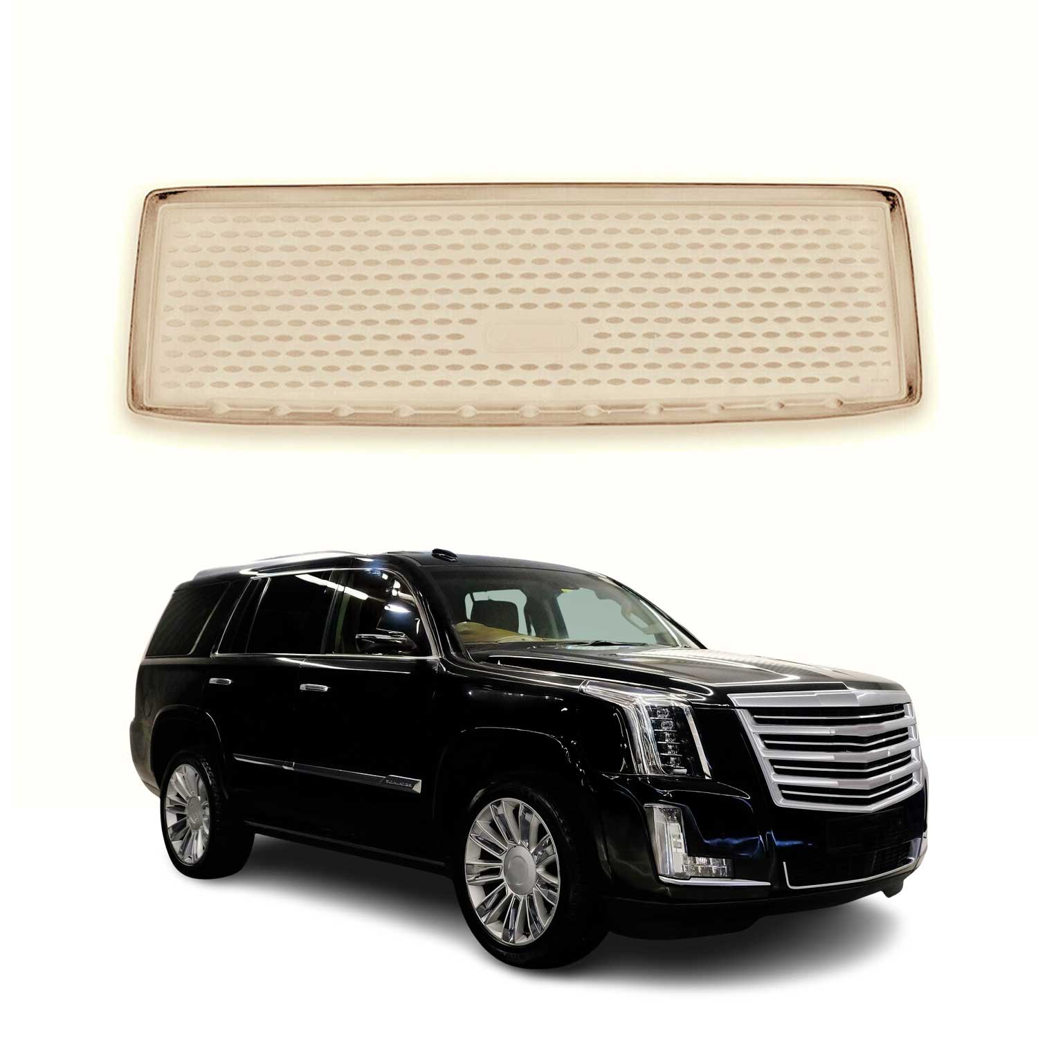 2015-2020 Cadillac Escalade Cargo Liner Trunk Mat All Weather Beige