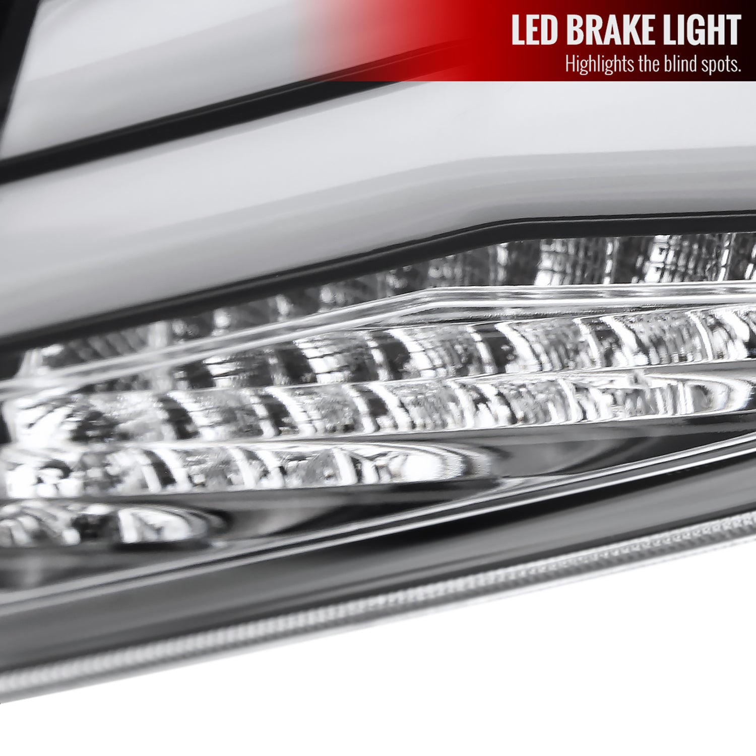 2016-2021 Honda Civic Sedan LED Tail Lights Signal Lamps Matt Black/Clear Lens