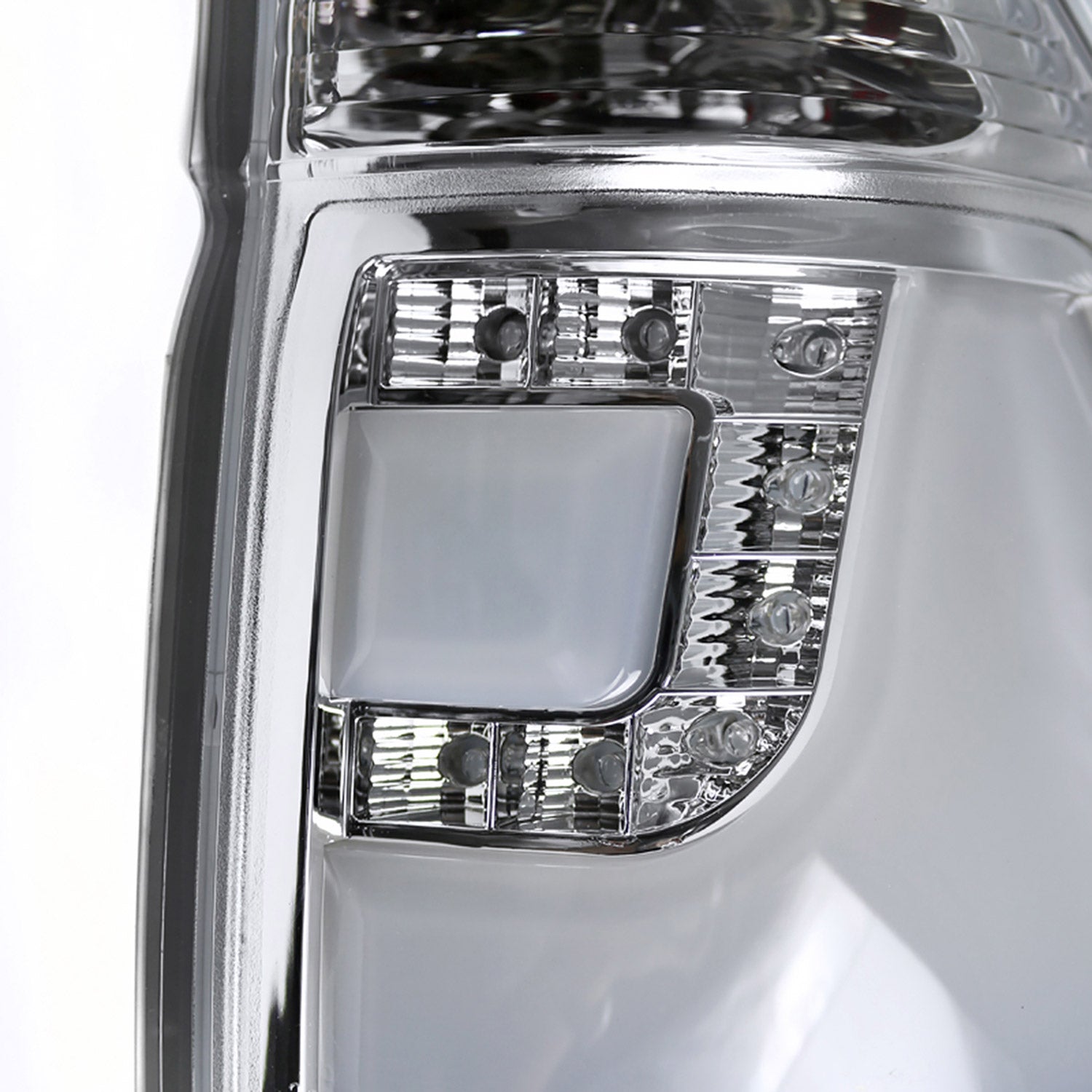 2000-2006 BMW E53 X5 LED Tail Lights Chrome Housing/Clear Lens