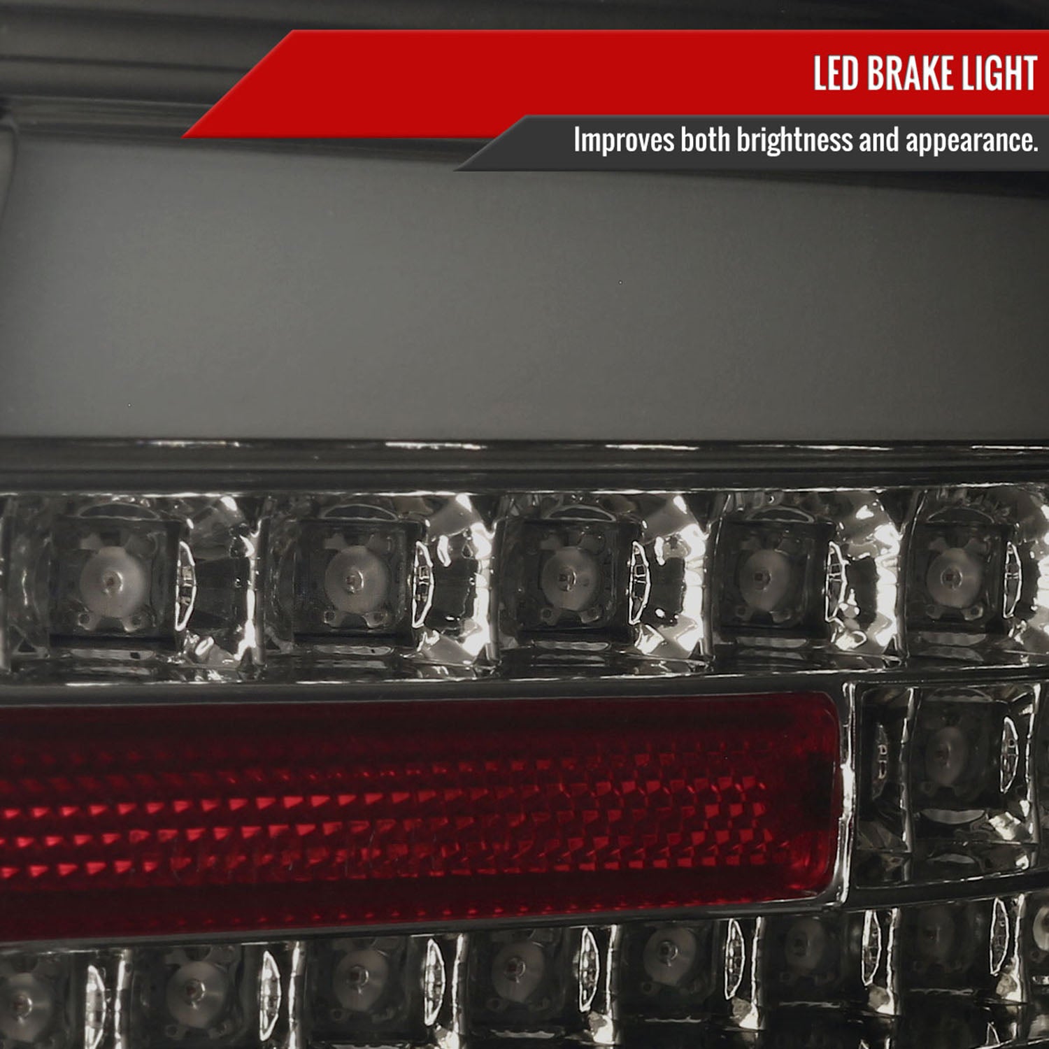 2008-2017 Mitsubishi Lancer / 08-2015 Lancer EVO X LED Tail Lights Chrome/Smoke