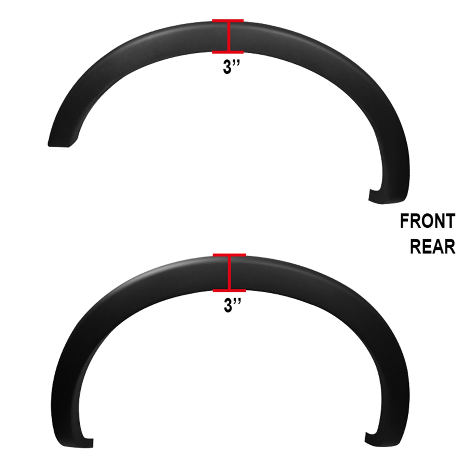 2009-2014 Ford F-150 Styleside Factory OE Style Fender Flares Protector