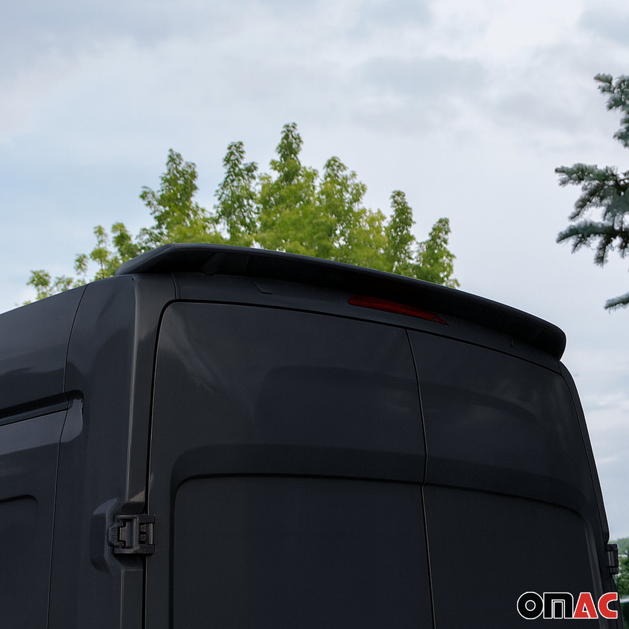 2015-2020 Ford Transit Rear Trunk Spoiler Wing Black 1 Pc