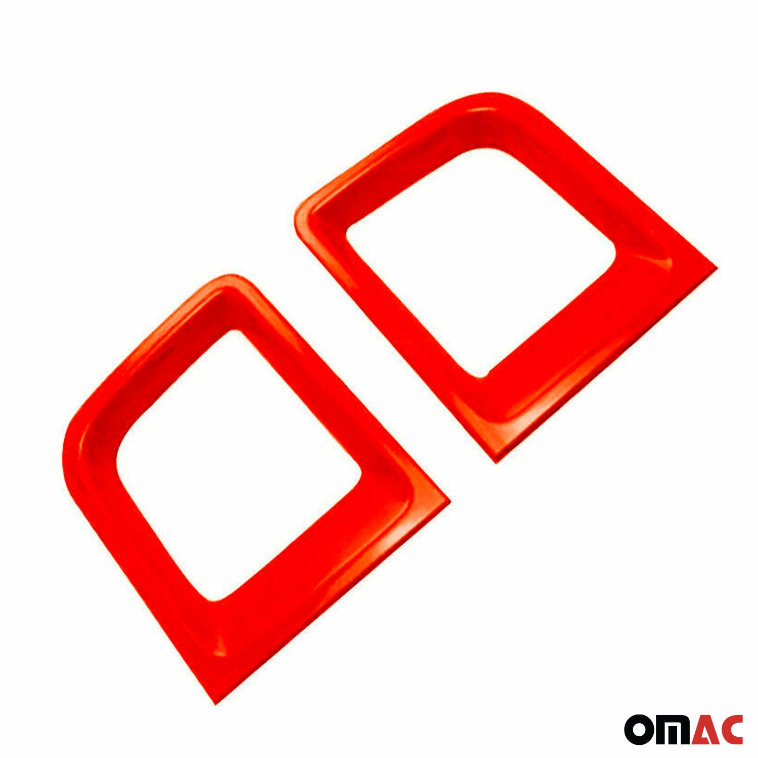 2015-2018 Jeep Renegade Front Bumper Trim Molding Orange 2 Pcs