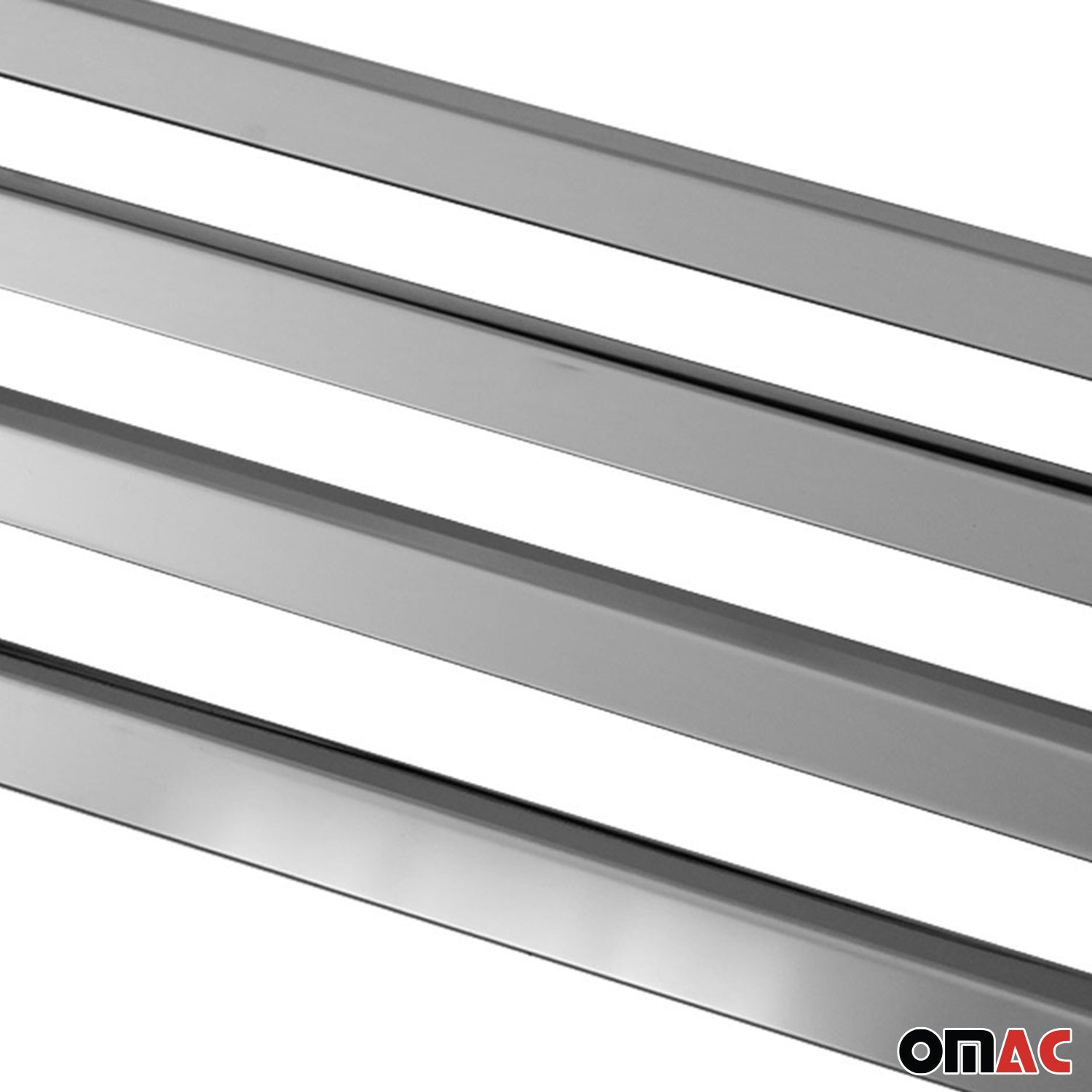 1997-2005 Mercedes M ML Class W163 Window Molding Trim Streamer S. Steel 4x