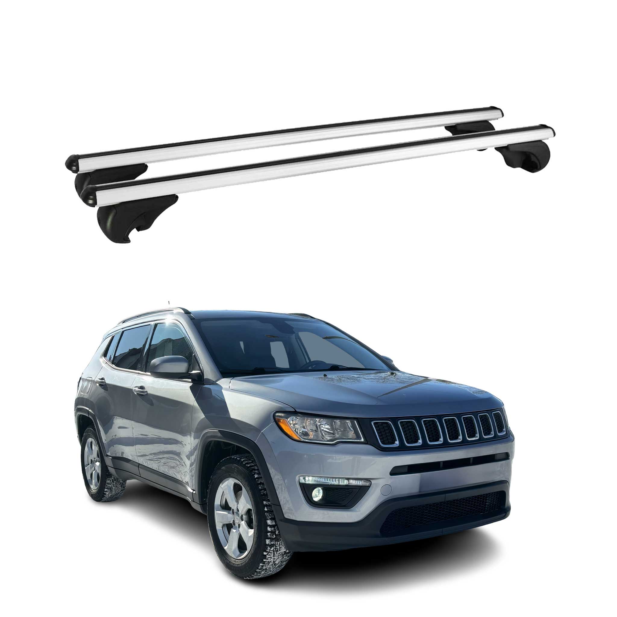 Roof Racks for Jeep Compass 2017-2025 Gray | OMAC – OMAC USA