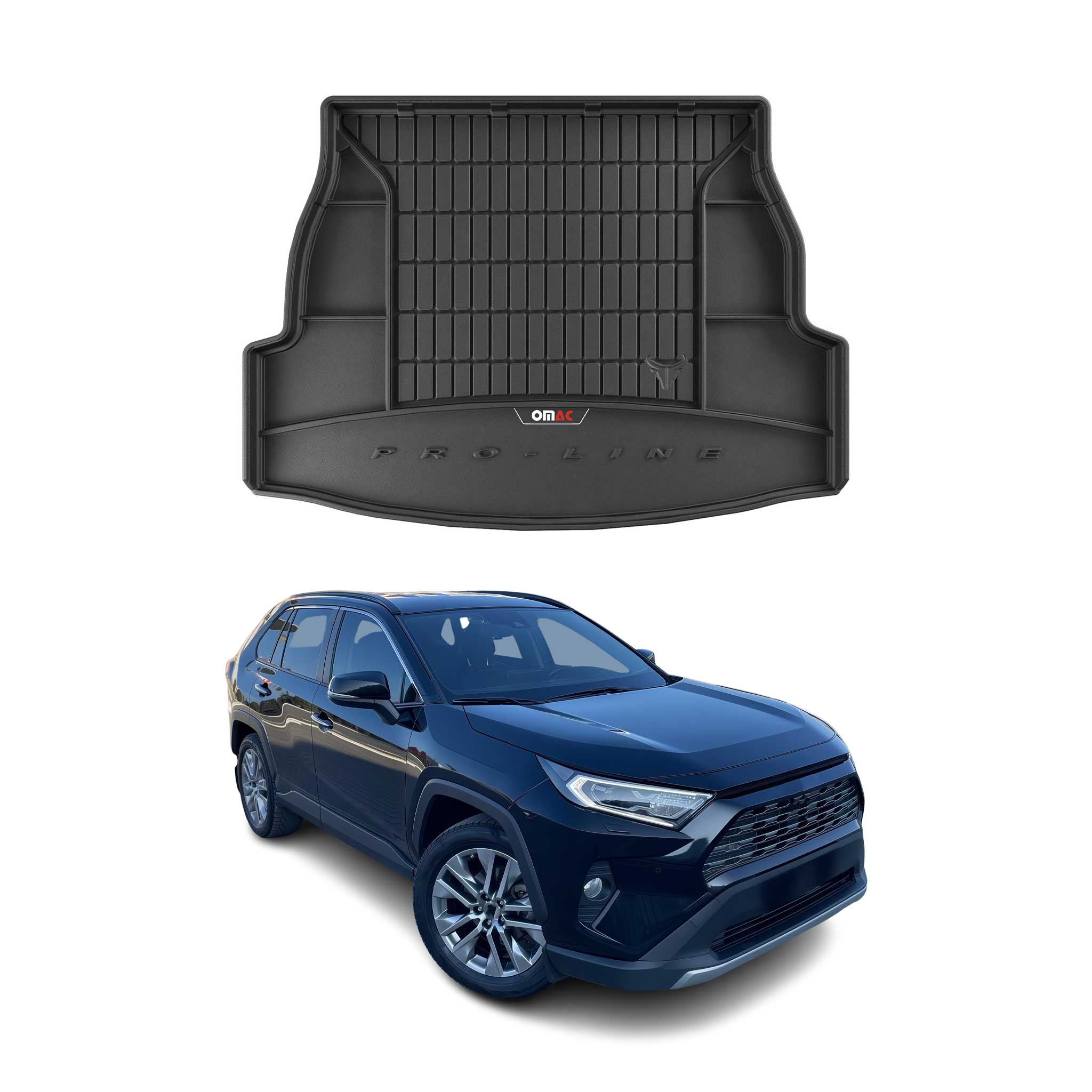 2019-2025 Toyota RAV4 Hybrid Premium Cargo Liner Trunk Mat All Weather Heavy Duty