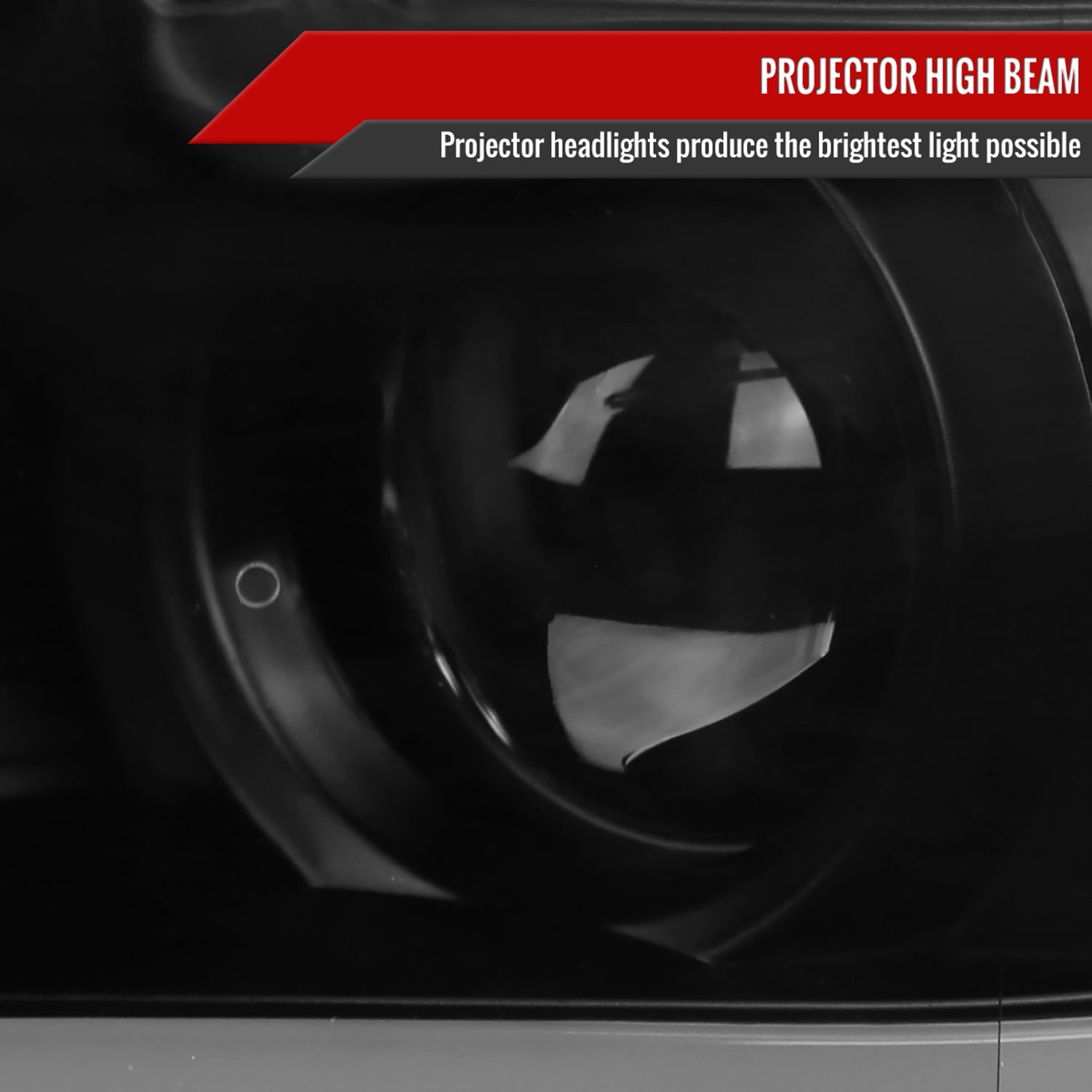 2015-2017 Ford F-150 LED Bar Projector Headlights Black Housing/Smoke Lens