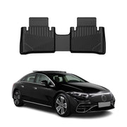 2022-2024 Mercedes EQS V297 Premium Floor Mats Liners Second Row Rear Black