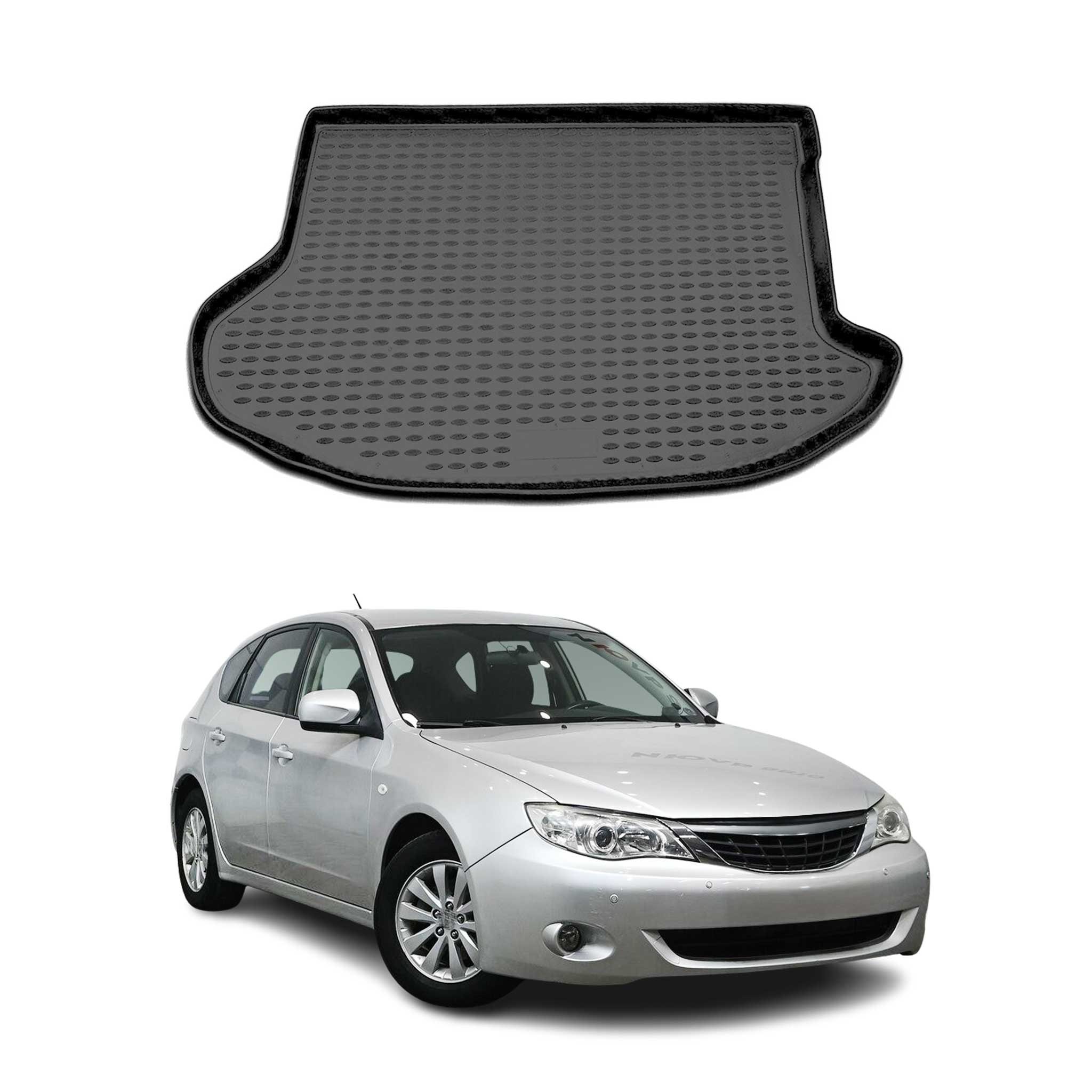 2008-2011 Subaru Impreza WRX Cargo Liner Trunk Mat All Weather Black