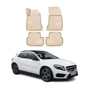 2013-2019 Mercedes CLA 45 AMG C117 Floor Mats Liners Full Set All Weather Beige