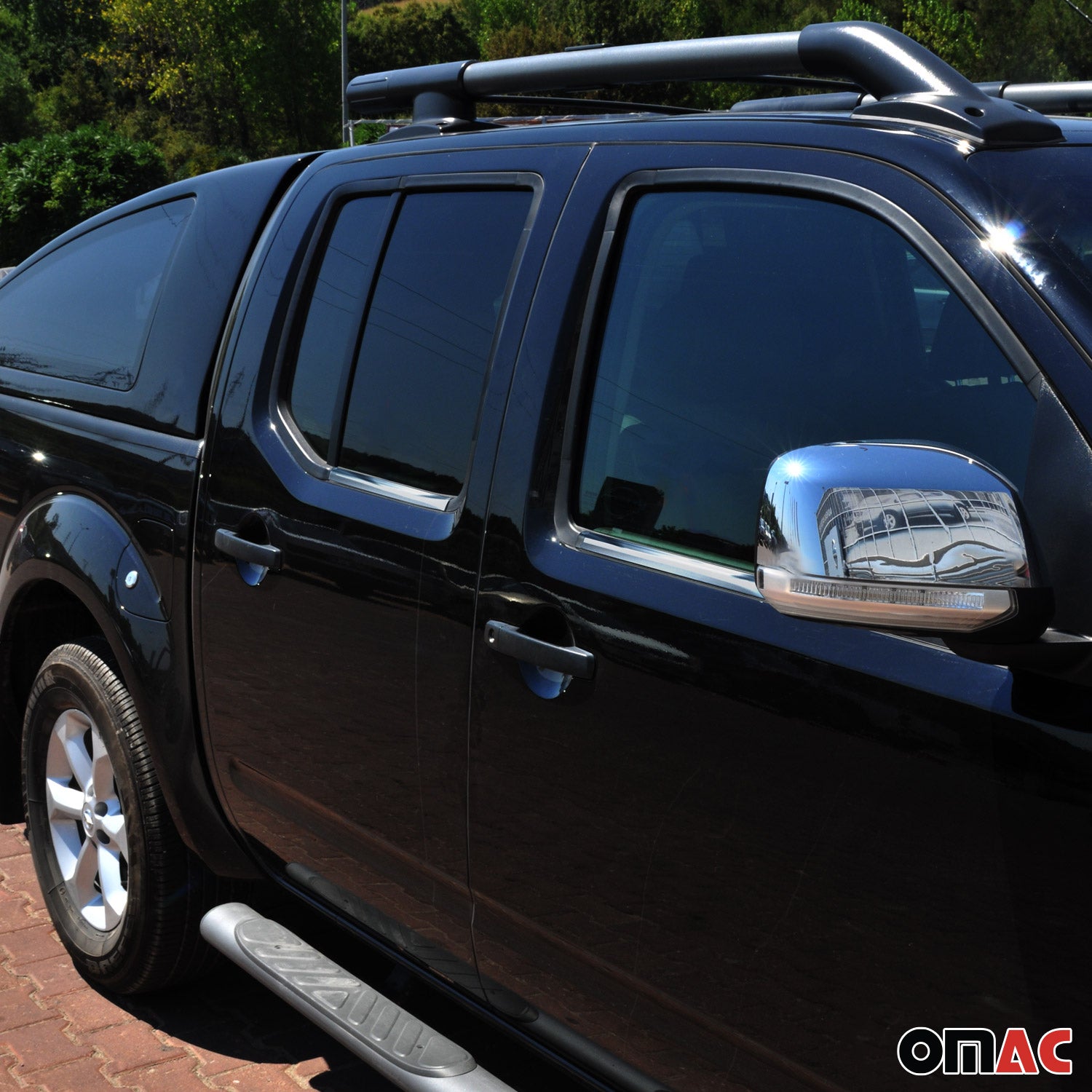 2005-2021 Nissan Frontier Window Molding Trim Streamer Stainless Steel Silver 4 Pcs