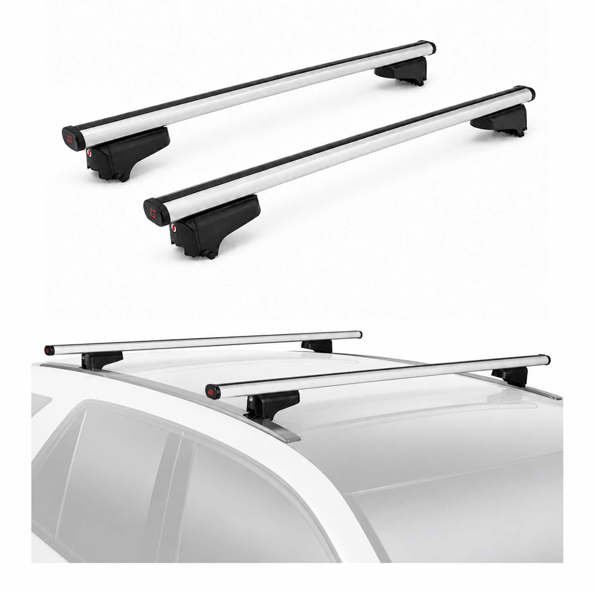G3 Roof Racks for Ford Escape 2020-2026 Aluminium Lockable Gray