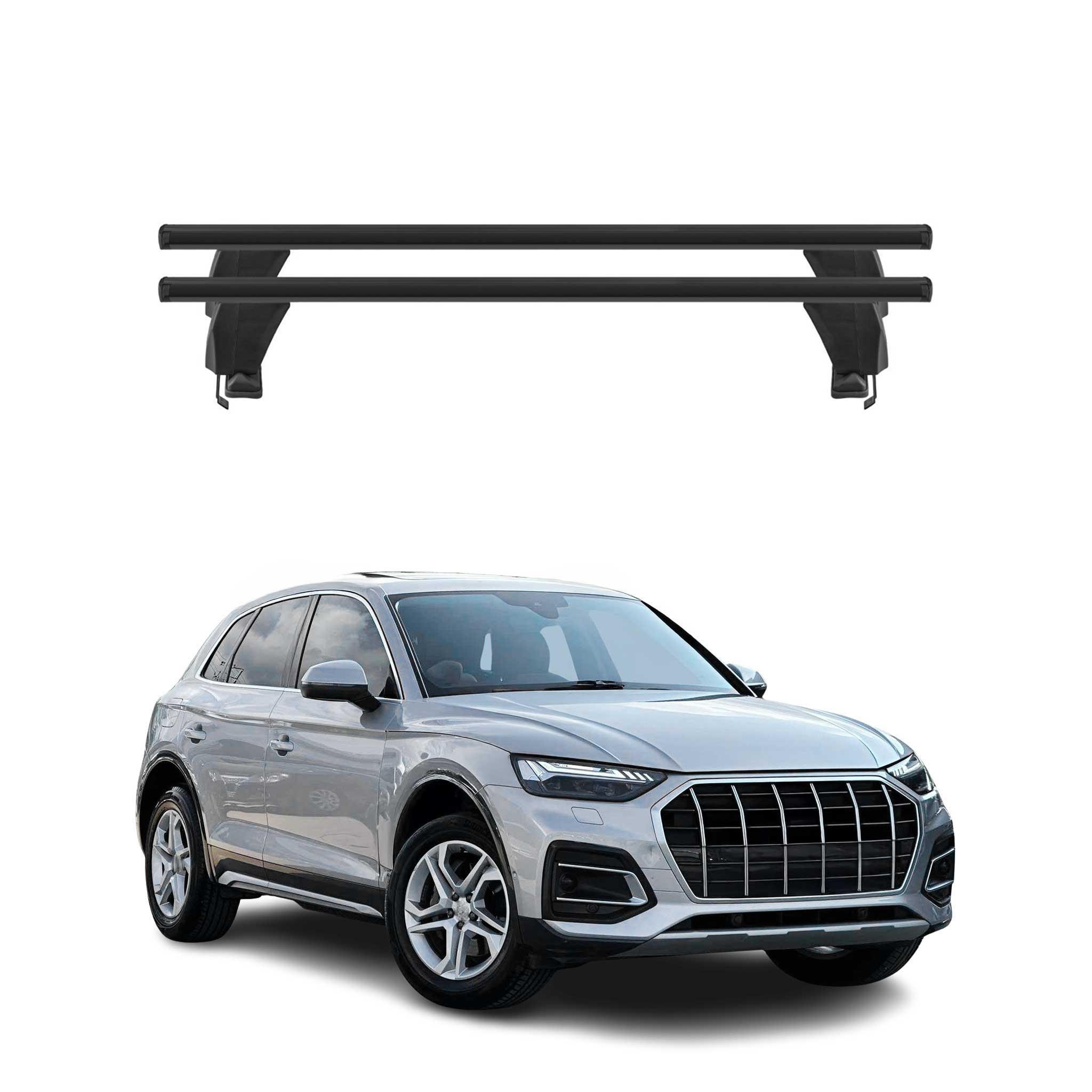 2021-2025 Audi Q5 SQ5 2.gen Facelift Roof Rack Cross Bars Black