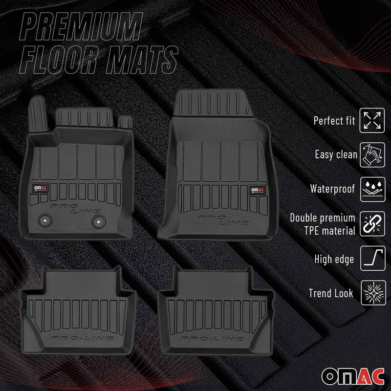 2018-2022 Ford EcoSport Premium Floor Mats Liners Full Set All Weather Heavy Duty