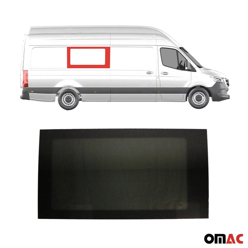 2010-2018 Mercedes Sprinter W906 Window Glass Mid Right Side Sliding Door L3 L4