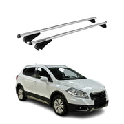 2014-2016 Suzuki SX4 S-Cross Roof Rack Cross Bars Silver