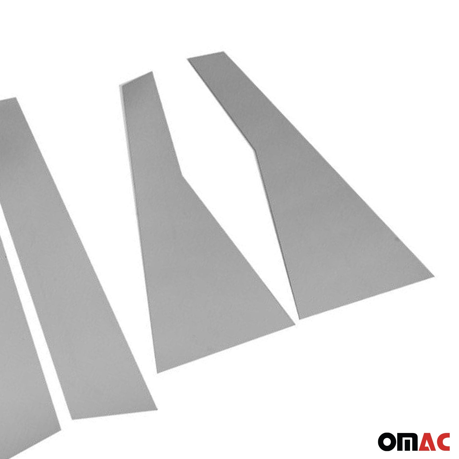 2017-2022 Honda CR-V Window B Pillar Posts Door Trim Cover Stainless Steel Silver 6x