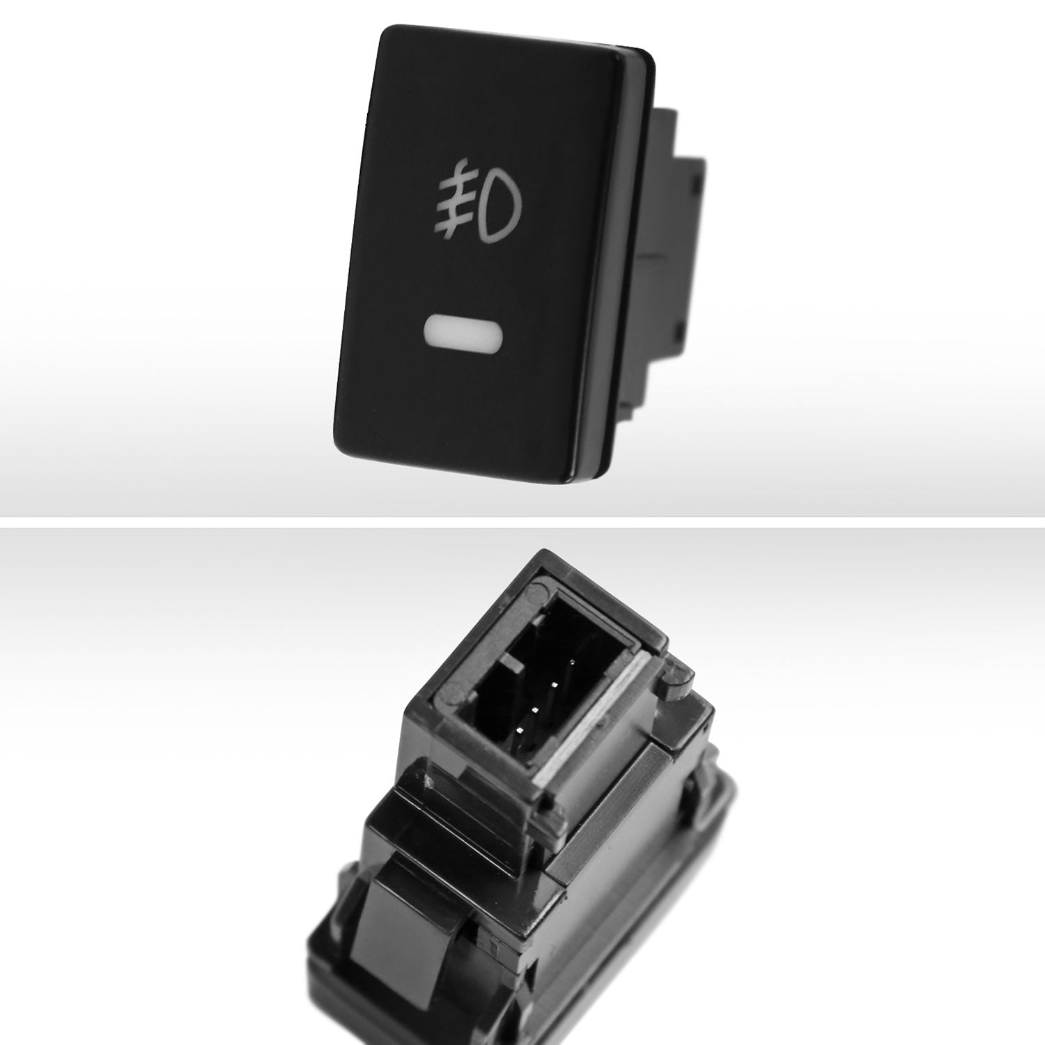 2007-2009 Mazda 3 Sedan H11 Fog Lights Kit Chrome Housing/Clear Lens