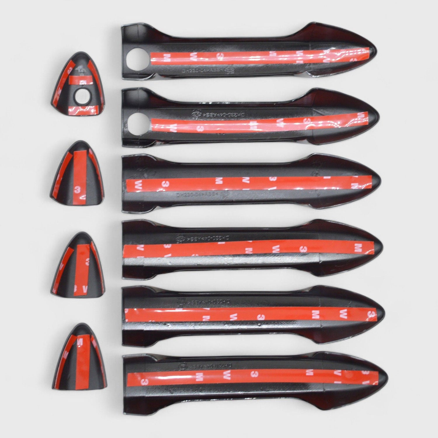 2017-2025 Honda Ridgeline Door Handle Cover Gloss Black 10Pcs ABS Plastic