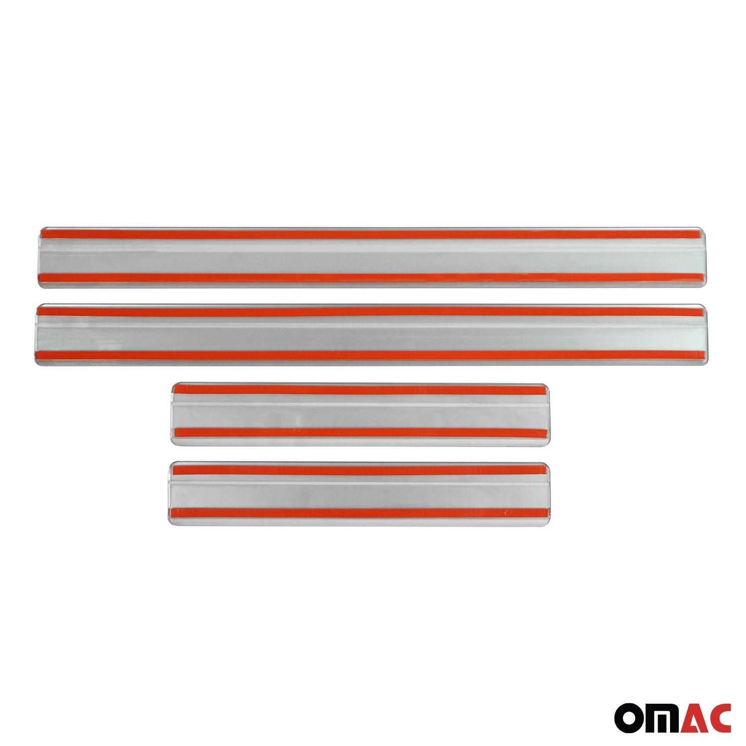 2010-2020 VW Amarok Door Sill Scuff Plate Scratch Protector Gloss 4 Pcs