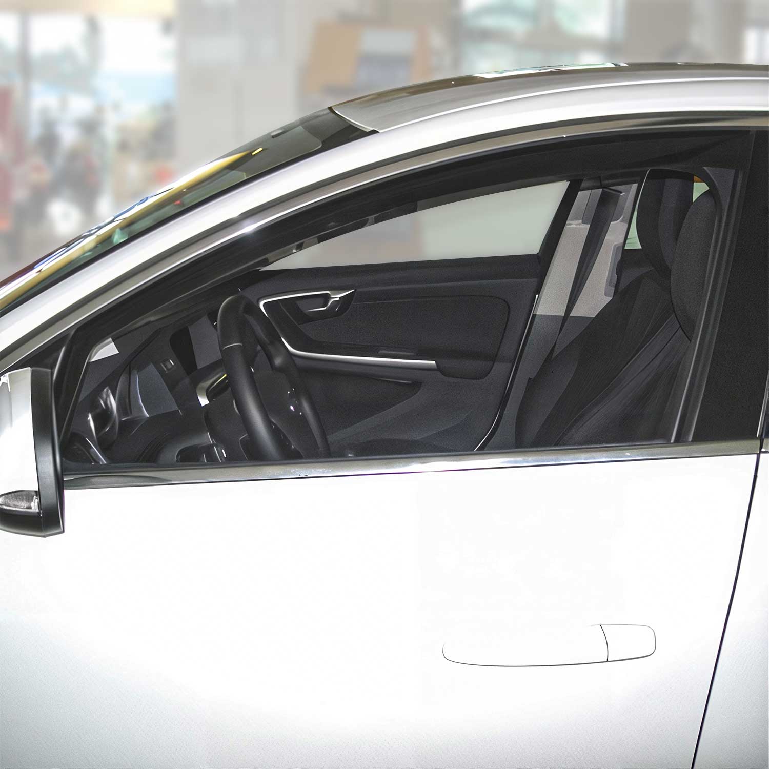 2011-2018 Volvo S60 V60 Window Visor Vent Rain Deflector 2Pcs Smoke