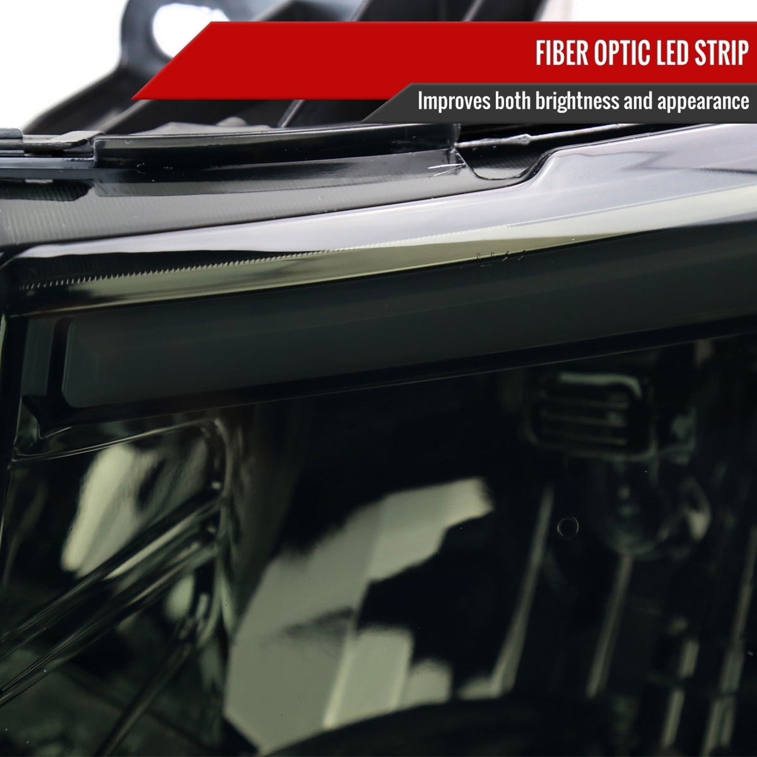 2007-2013 Chevy Silverado 1500 2500HD 3500HD LED Headlights Amber & Smoke