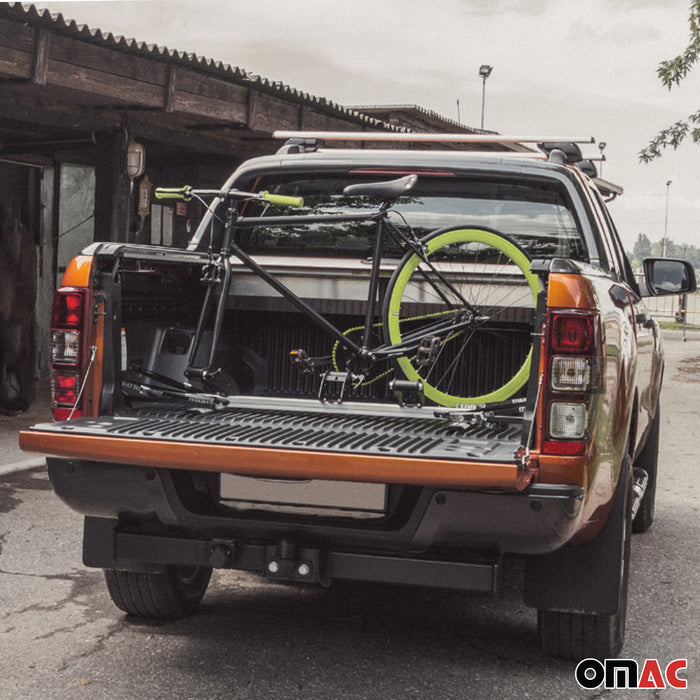 3 Bike Carrier Racks Interior Cargo Trunk Mount for Chevrolet Silverado Alu.