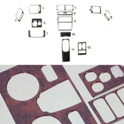 1997-2001 Audi A6 C5 All Models 4B Wooden Look Dashboard Console Trim Kit