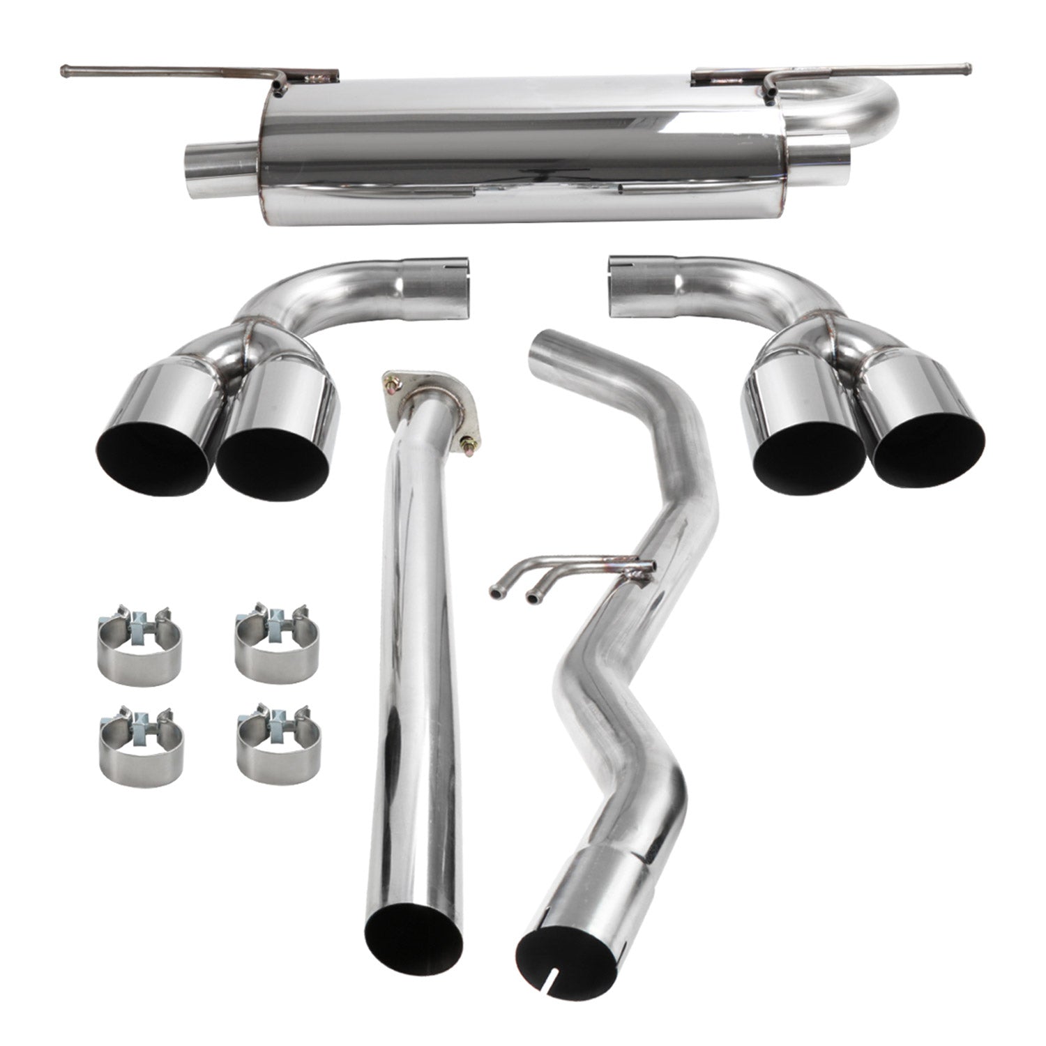 2009-2014 Hyundai Genesis Coupe 2.0T Catback Exhaust System w/ Quad Tips