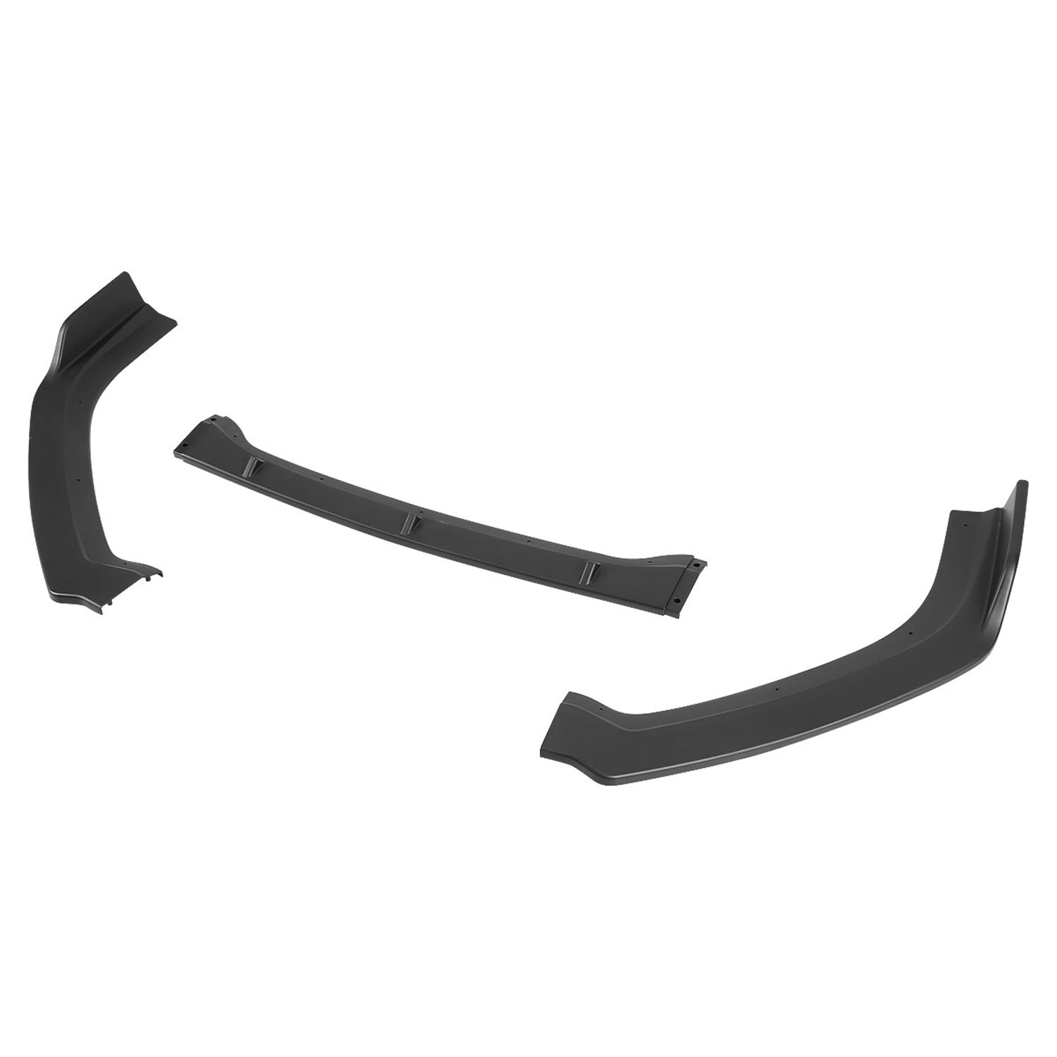 2019-2020 Nissan Altima Sedan Matte Black Polypropylene 3Pcs Bumper Lip