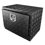 24" Heavy Duty Black Underbody Truck Tool Box w/ T-Handle Latch Lock & Keys