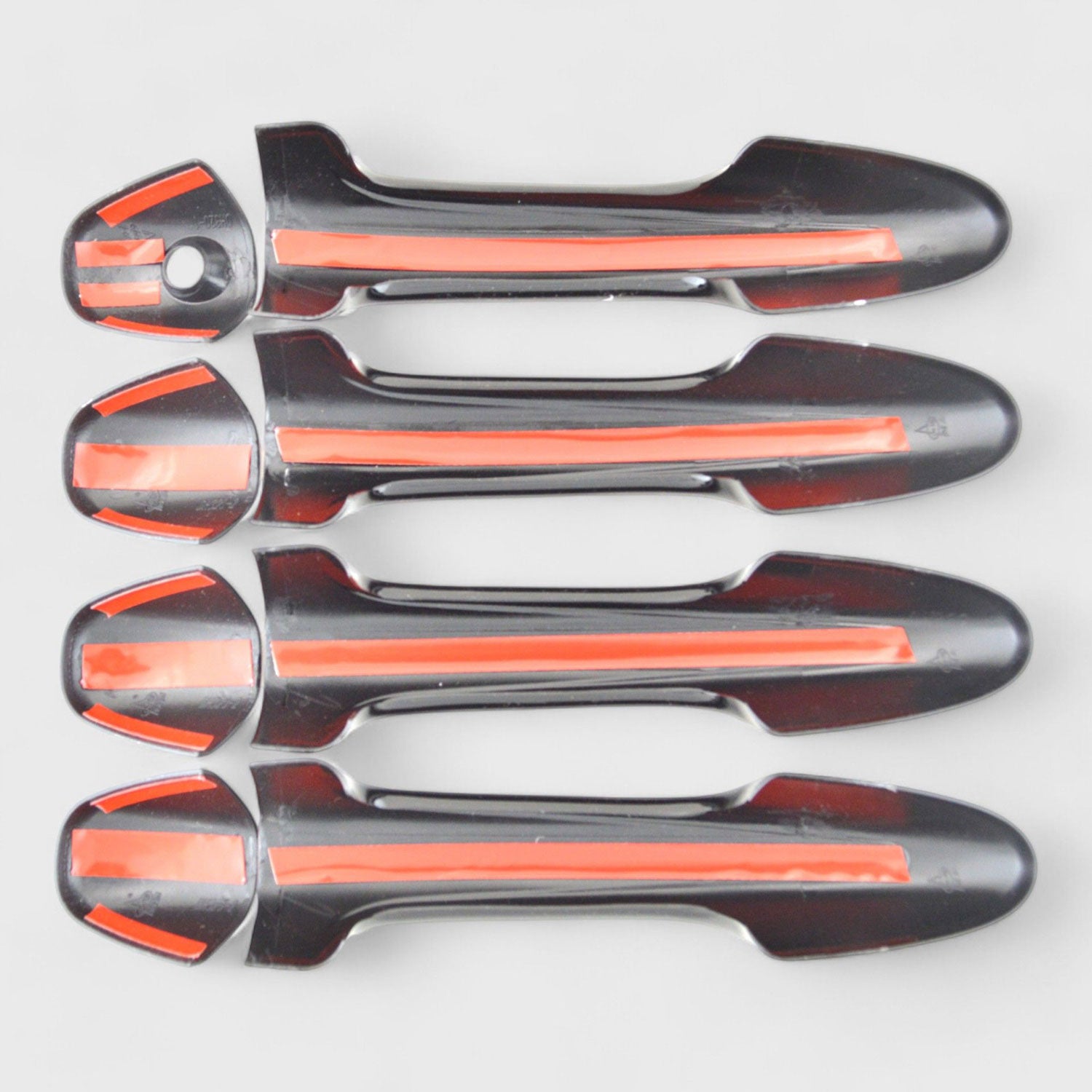 2013-2018 Toyota RAV4 Door Handle Cover Gloss Black 8Pcs ABS Plastic