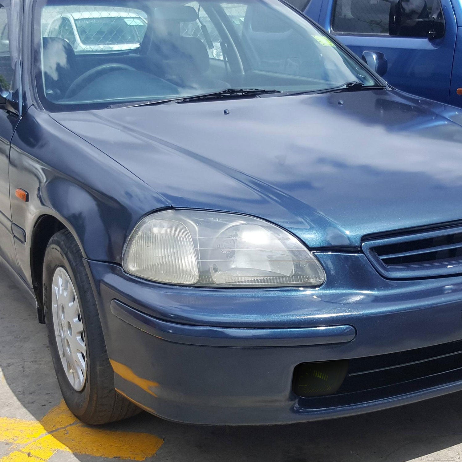 1996-1998 Honda Civic H3 Fog Lights Kit Chrome Housing/Smoke Lens