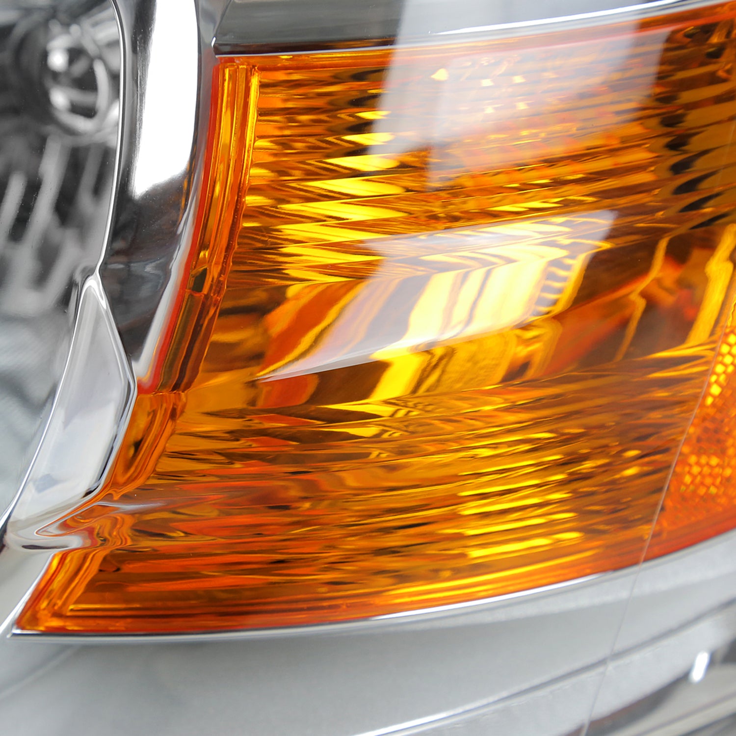 2008-2010 Dodge Grand Caravan Factory Style Headlights - Chrome/Clear Lens