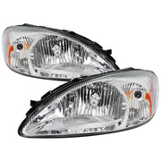 For Ford Tarus 2000-2007 Factory Style Headlights (Chrome Housing / Clear Lens)